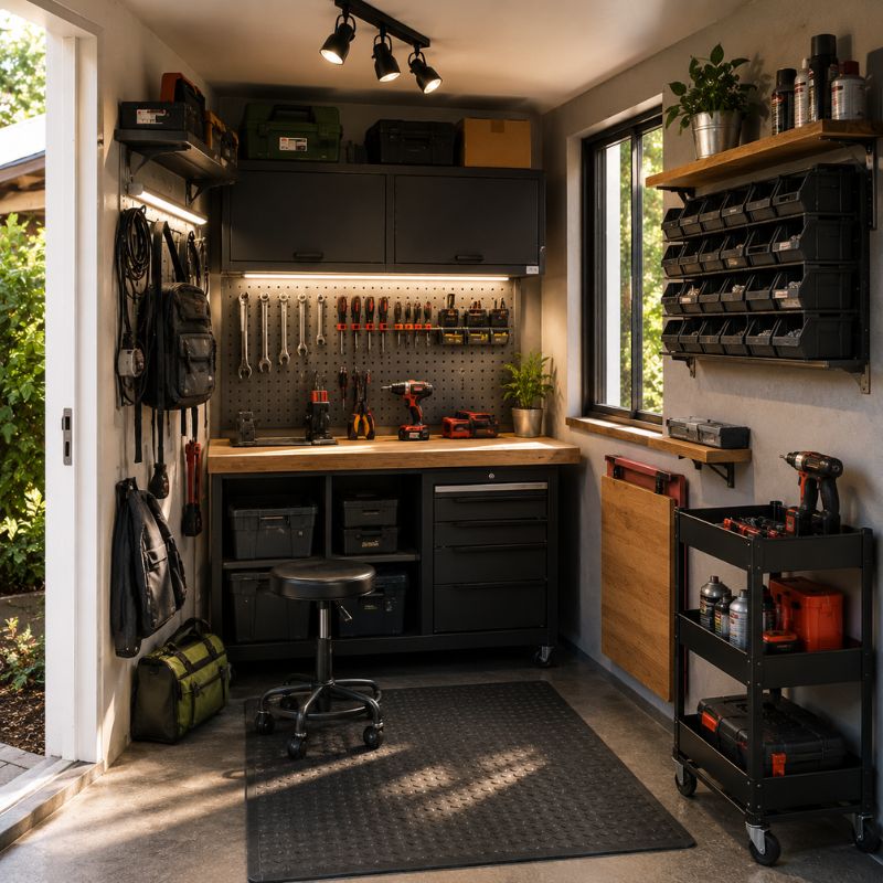 Aménagement petit atelier