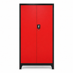 Armoire métallique Rouge & Noir 180cm