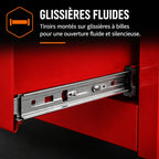 Station de Travail Modulaire A2 - Servante 6 Tiroirs Acier