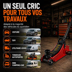 Cric Rouleur Hydraulique 2,5T