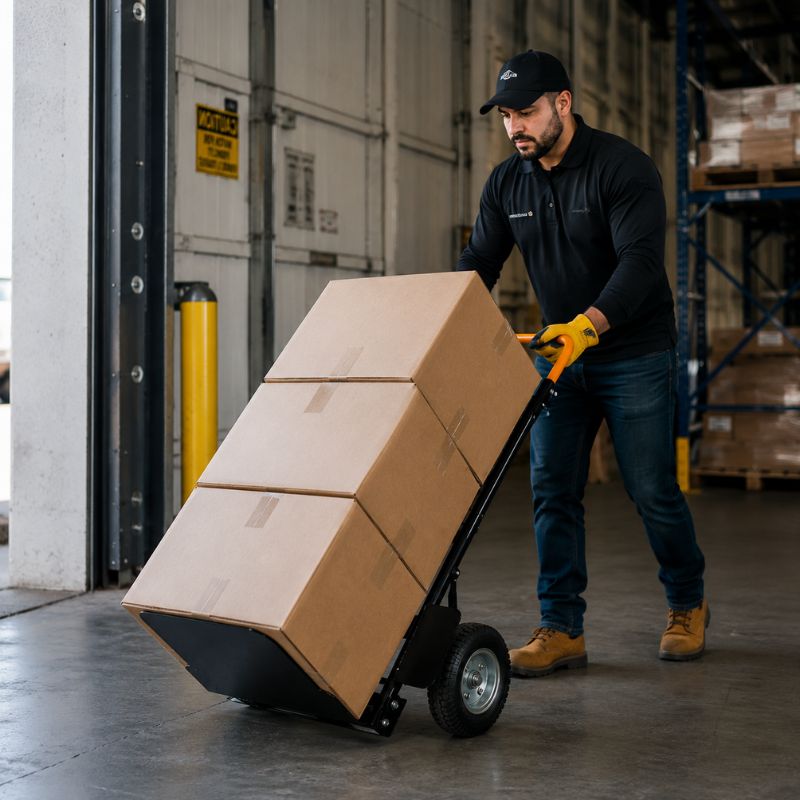 Chariot Diable 3-en-1 Acier renforcé - Charge max 120 kg