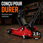 Cric Rouleur Hydraulique 2,5T