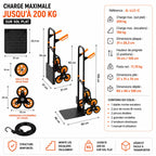 Diable Monte-Escaliers Pliable - Charge max 200 kg
