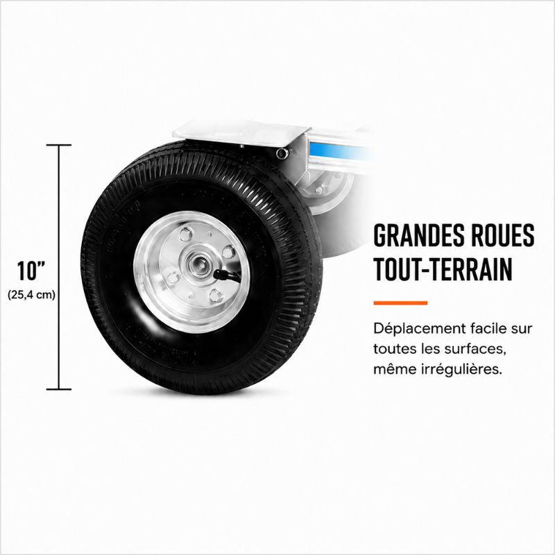 Chariot Diable 3 en 1 Aluminium