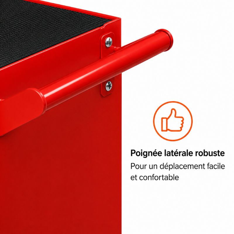 Servante d'Atelier 7 Tiroirs Rouge S2