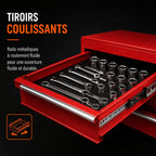 Servante atelier 5 tiroirs rouge 2en1 — caisse amovible A1