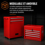 Station de Travail Modulaire A2 - Servante 6 Tiroirs Acier