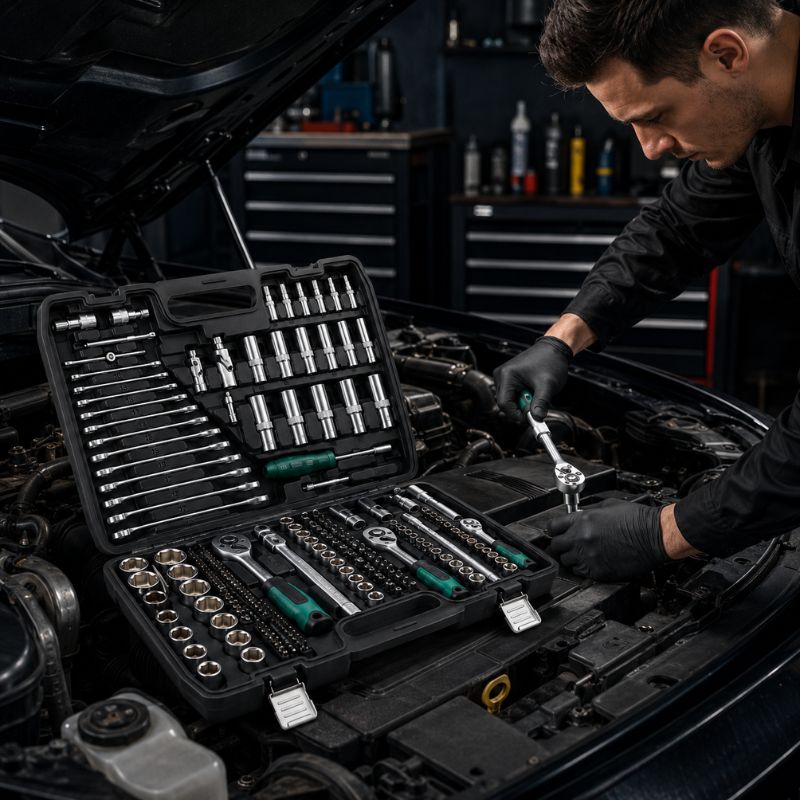 Coffret d'Outils Professionnel 216 Pièces