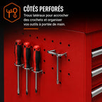 Station de Travail Modulaire A2 - Servante 6 Tiroirs Acier