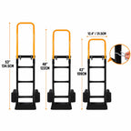 Chariot Diable 3-en-1 Acier renforcé - Charge max 120 kg