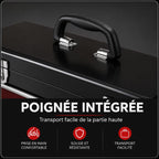 Servante 2-en-1 noir et rouge avec caisse portable amovible A3