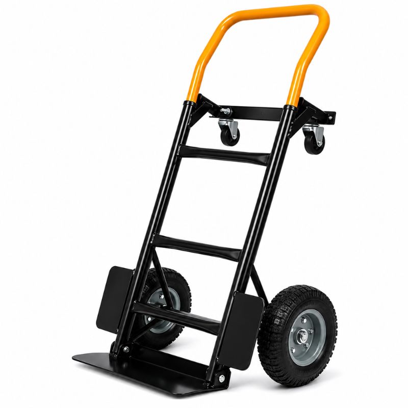 Chariot Diable 3-en-1 Acier renforcé - Charge max 120 kg