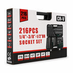 Coffret d'Outils Professionnel 216 Pièces