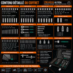 Coffret d'Outils Professionnel 216 Pièces